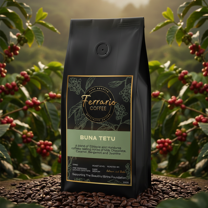 Buna Tetu - A blend of Ethiopian and Hounduran Coffees
