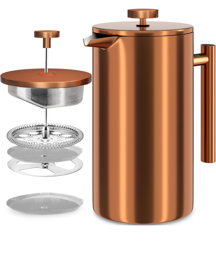 Double walled cafetiere