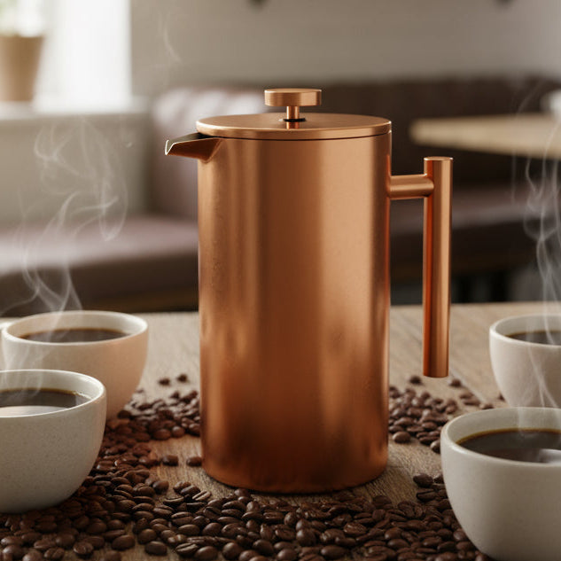 Double walled cafetiere