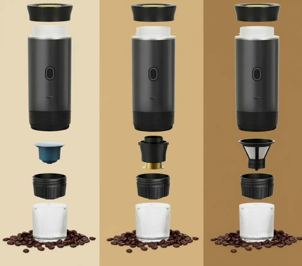 3 in 1 Portable Espresso Machine
