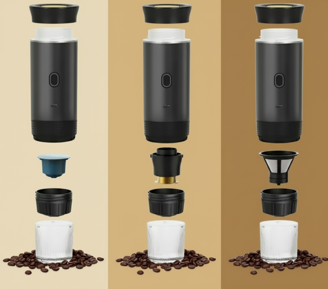 3 in 1 Portable Espresso Machine